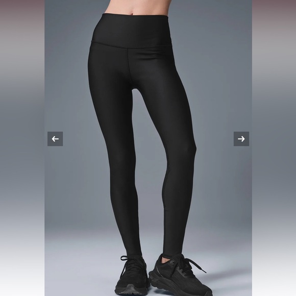 NWT High-Waist Airlift Black Leggings 28” - Picture 1 of 7